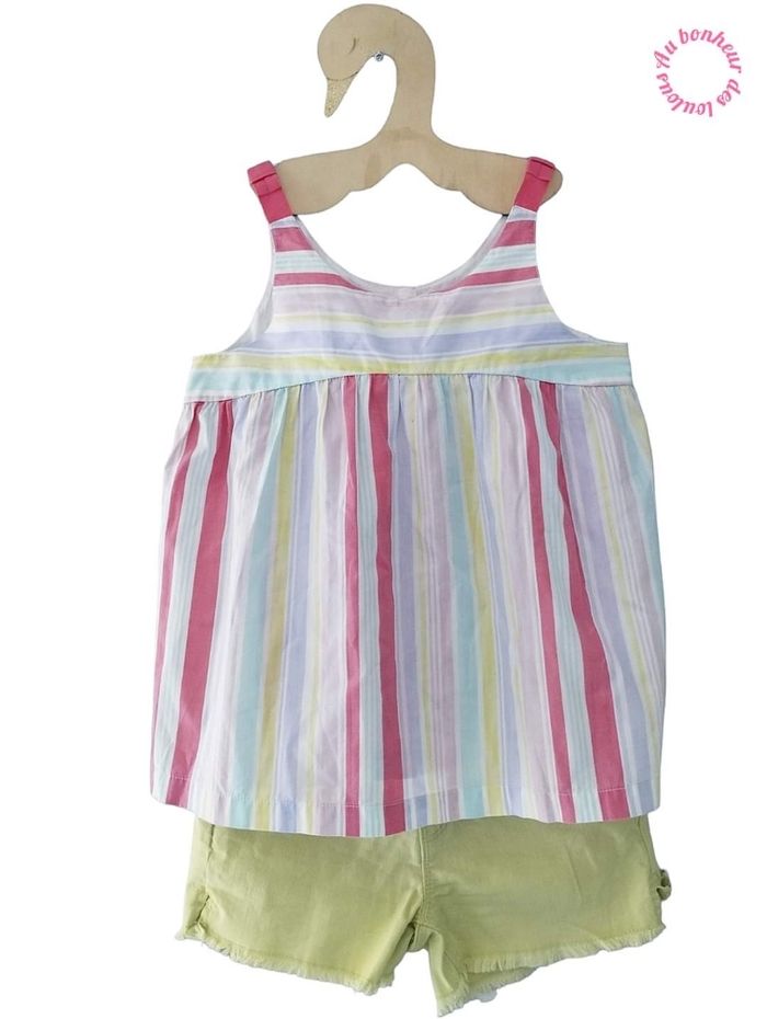 10 ans ensemble été blouse et short