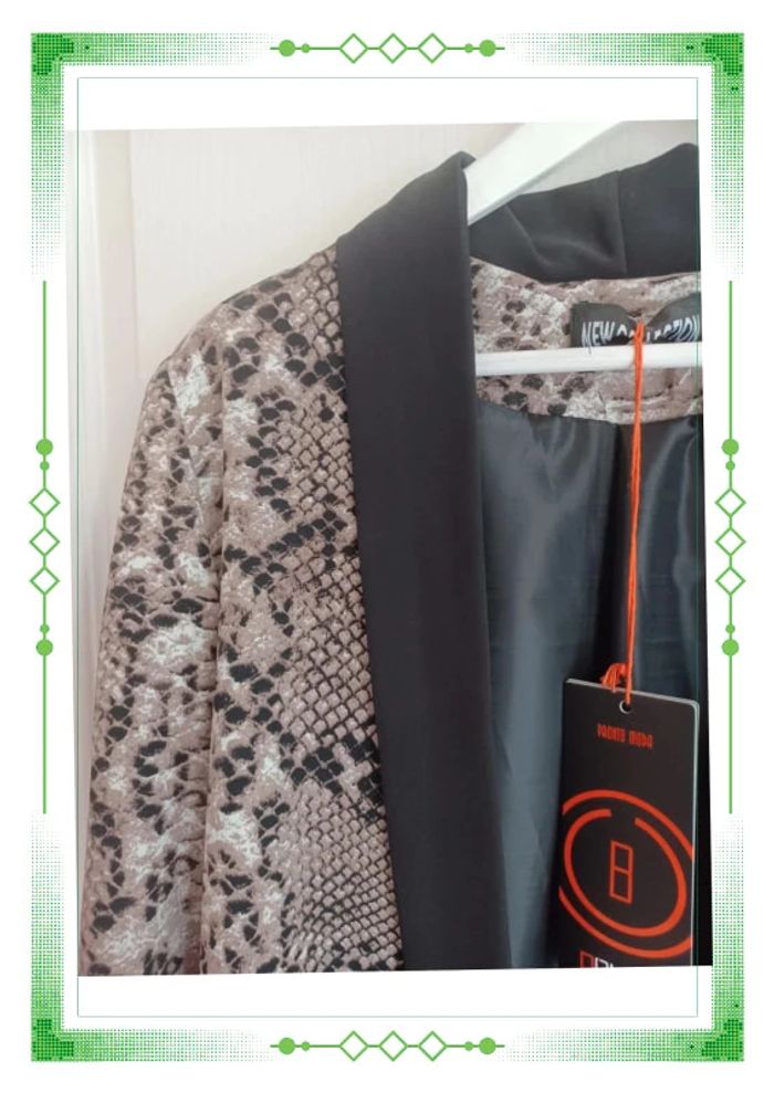 Blazer imprimé serpent - photo numéro 2