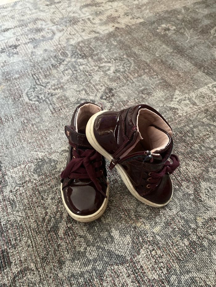 Bottines bordeaux jacadi