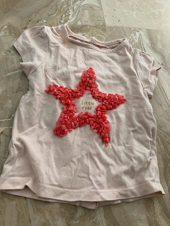 Tee shirt fille 12 mois