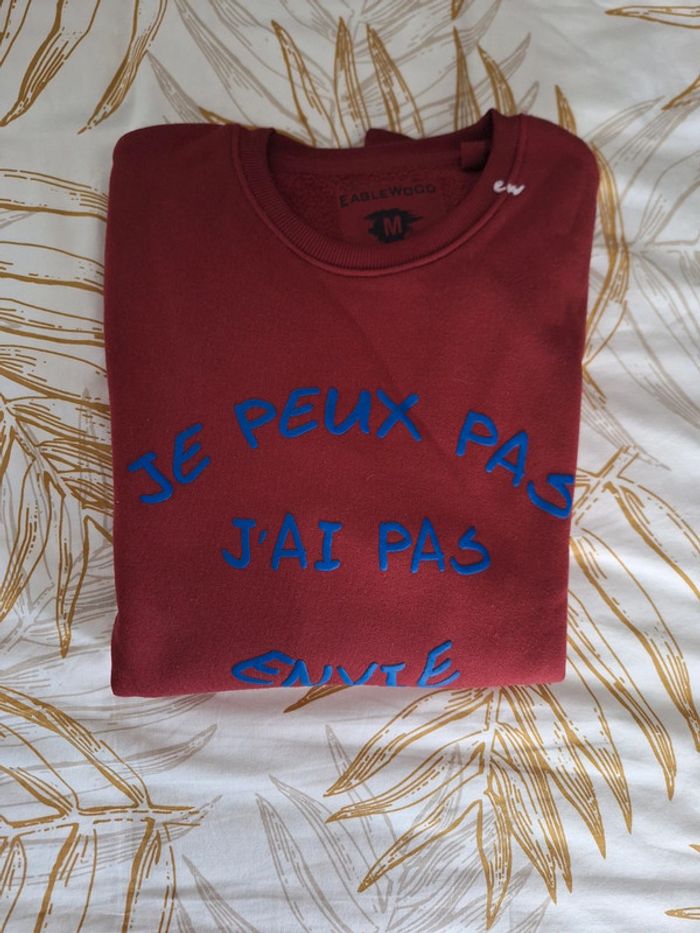 Pull vintage bordeaux - photo numéro 5