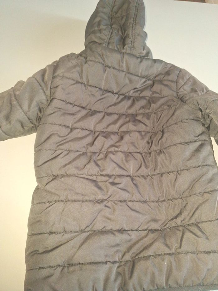 Doudoune à capuche doublure polaire - noir - photo numéro 6