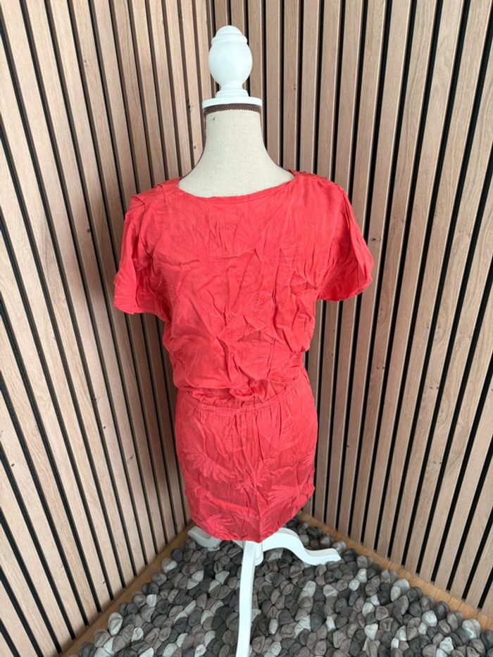 Robe rose/corail Cyrillus t.34 - photo numéro 3