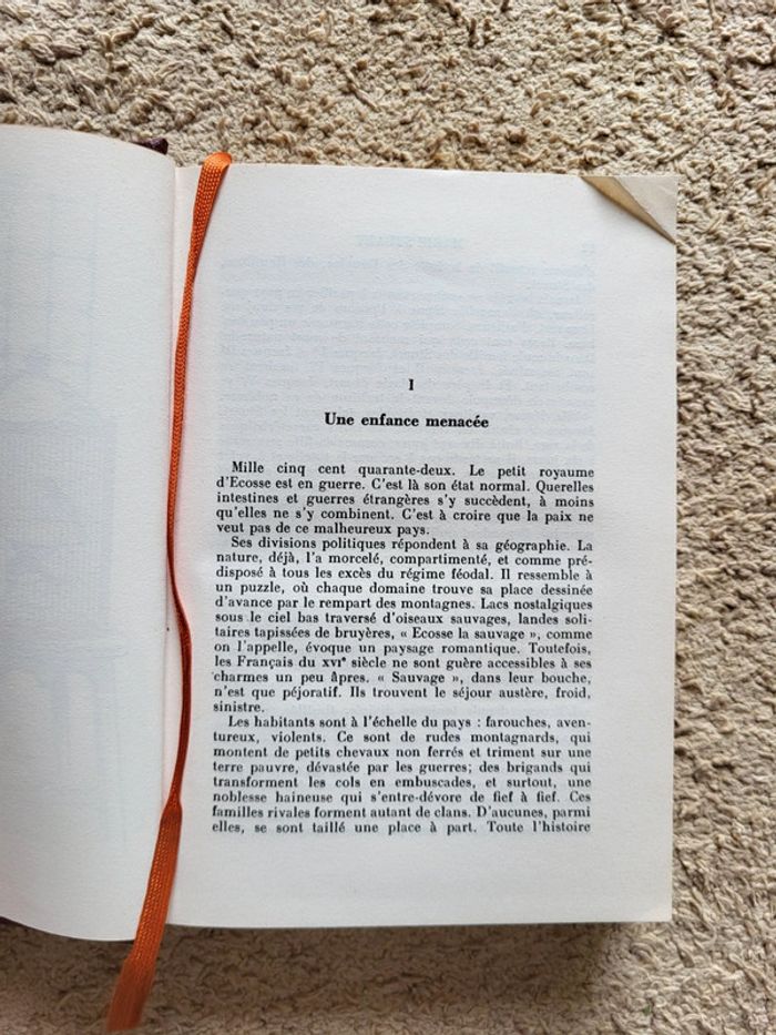 Beau livre ancien Marie Stuart de Humbert Zeller - Édition numéroté Club du Livre sélectionné 1948 - photo numéro 8