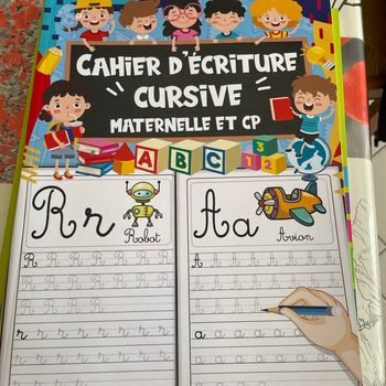 Cahier d’écriture cursive