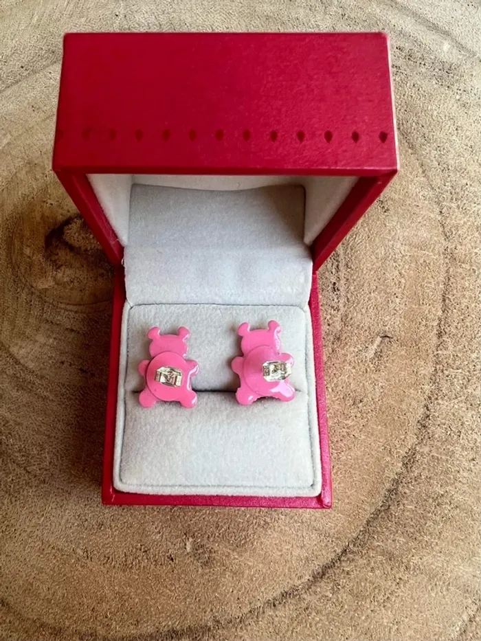Boucles d’oreilles petit ours 🐻 - photo numéro 6