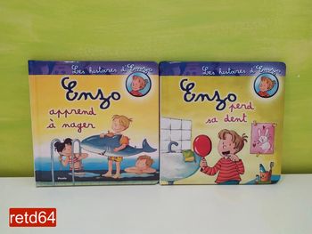 lot de 2 livres de la collection Enzo