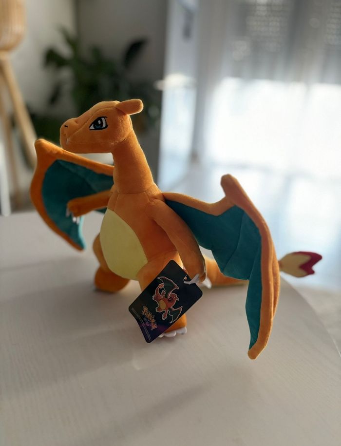 Peluche Pokemon Dracaufeu - photo numéro 2