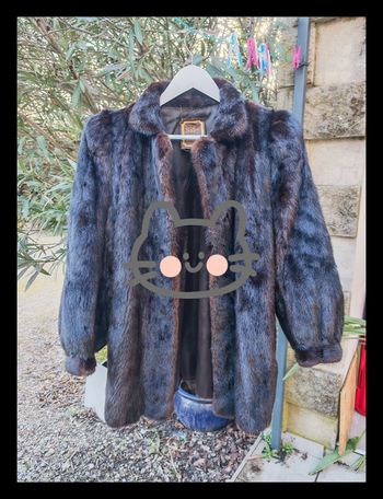 Manteau de fourrure vison 
