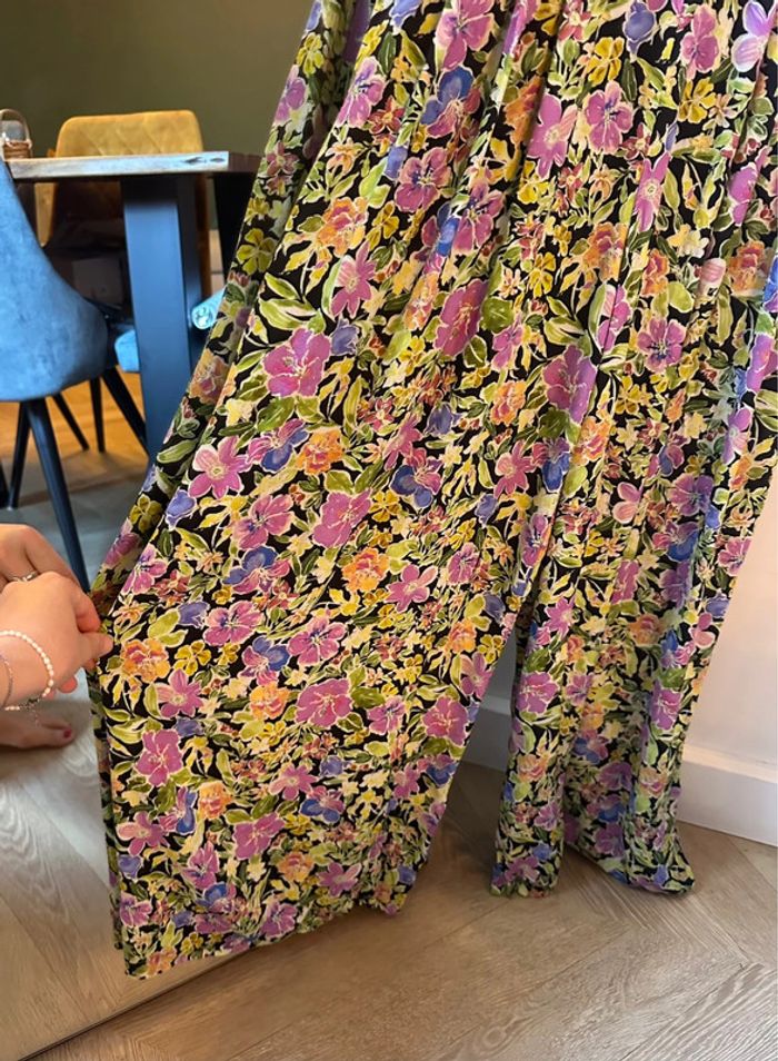 Combinaison large imprimé fleuri Zara taille XS - photo numéro 9