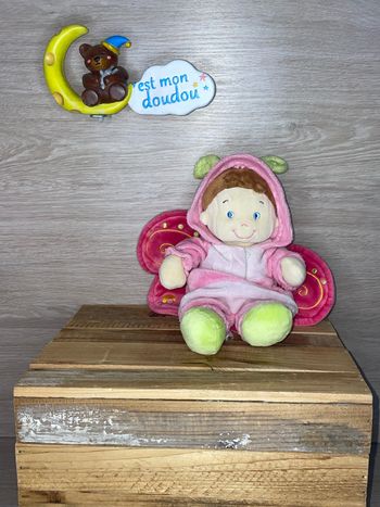 NIC365 doudou poupée papillon 🦋 nicotoy