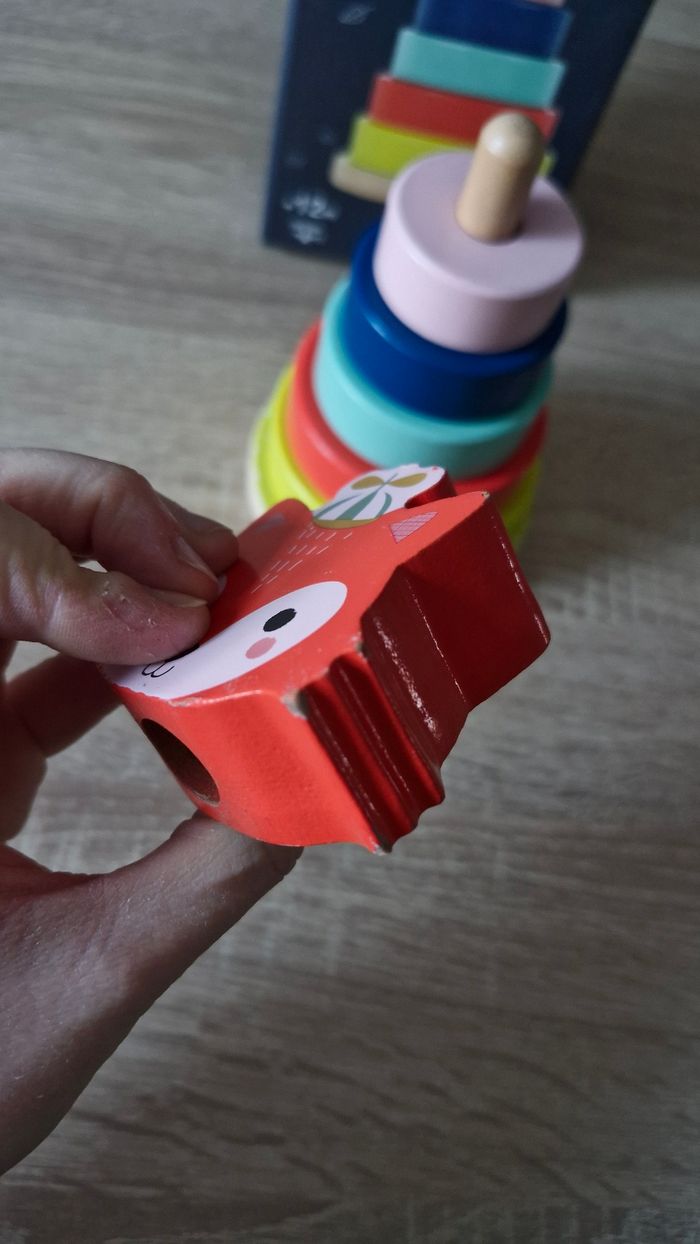 Renard empilable en bois Baby Forest de Janod - photo numéro 3