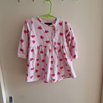 86 cm 23 mois robe à coeur