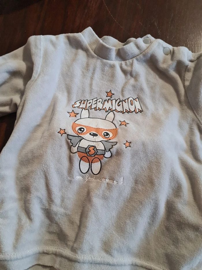 Pyjama velour 2 pièces - photo numéro 2