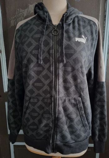 Pull zippé à capuche Puma taille S