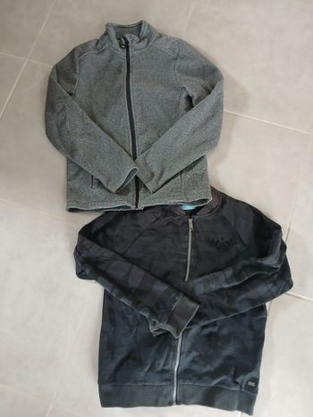 Lot gilets zippé