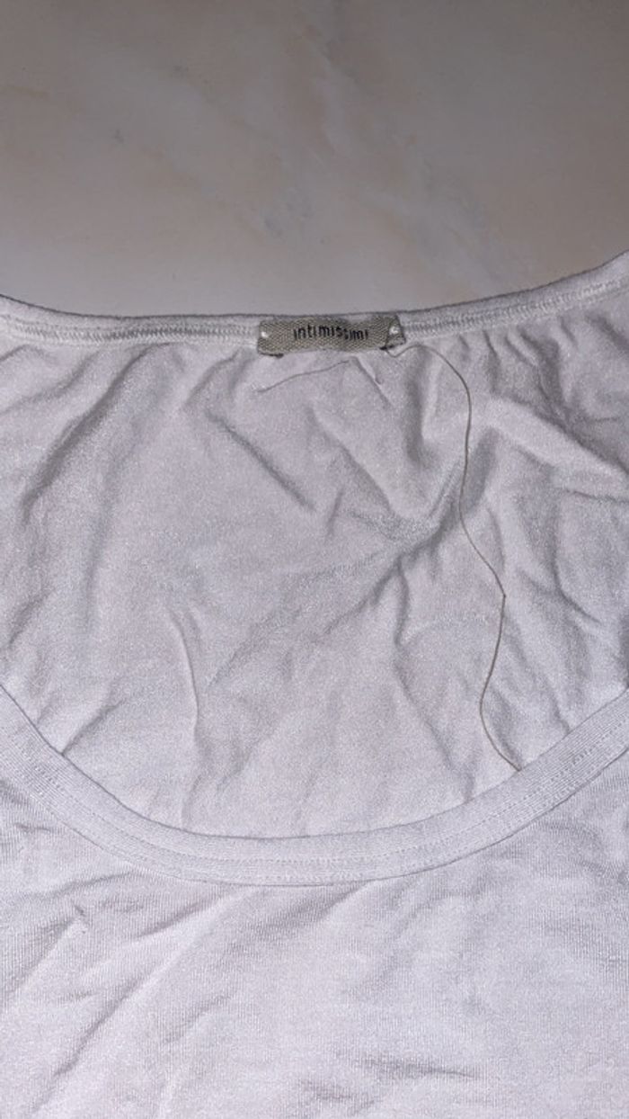 Débardeur taille M Intimissimi blanc - photo numéro 2