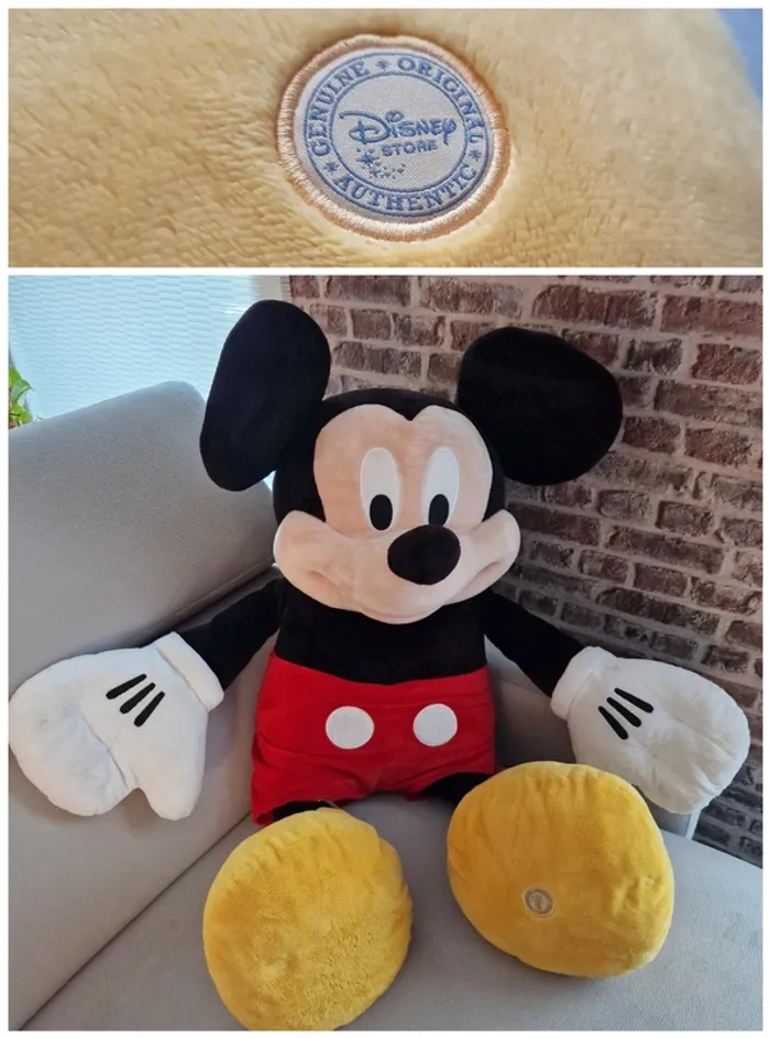 Peluche Mickey géante 100 cm Disneystore