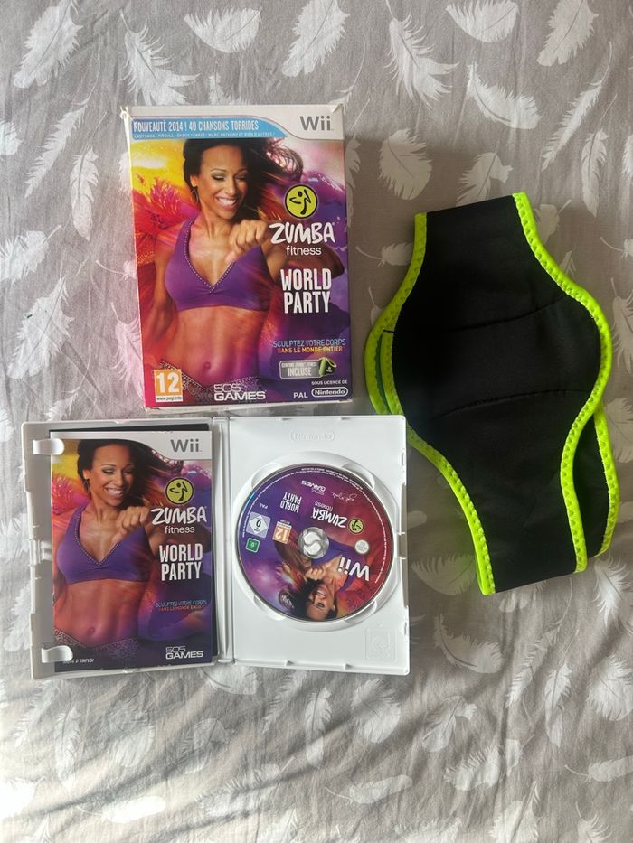 Jeu Wii Zumba party avec ceinture neuve #jeuwii - photo numéro 3