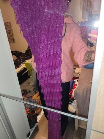 Plaid queue de sirène 