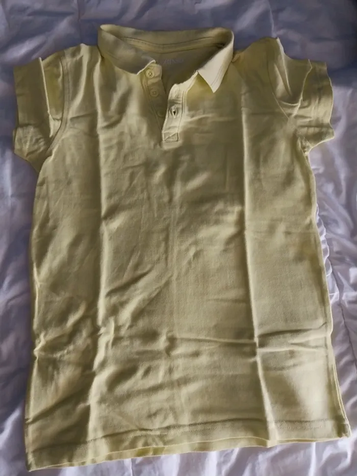 Polo jaune T10A - photo numéro 3