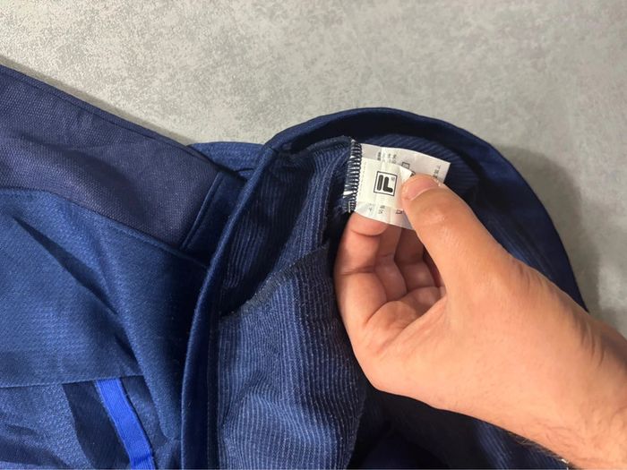 Veste - Track Jacket Fila Vintage brodé Bleu marine taille S - photo numéro 6
