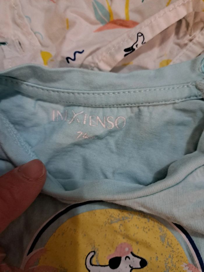 T-shirt et chemise In extenso motif chien 9 mois - photo numéro 3