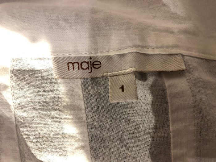 Maje Robe blanche été taille 1 - photo numéro 18