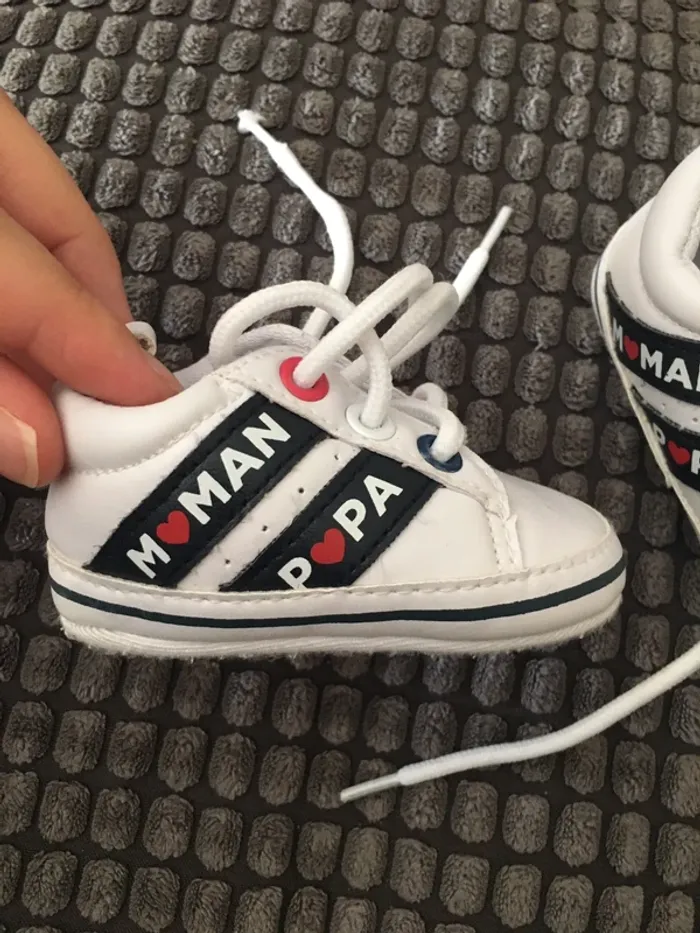 Lot 3 paires de chaussures bébé T.16 - photo numéro 3