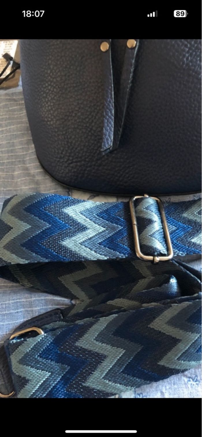 Sac banane bleu marine - photo numéro 2