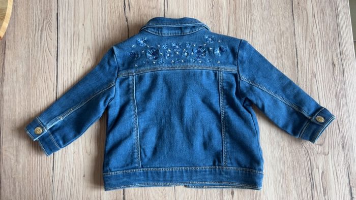 Veste en jean fleurs - photo numéro 2