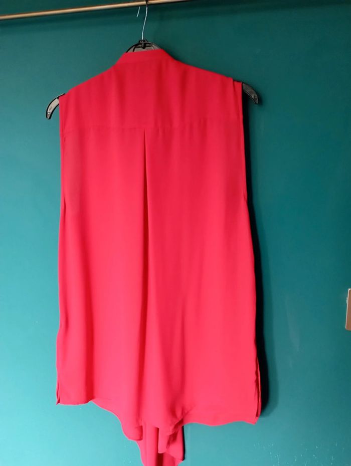 Blouse chic rouge cerise - photo numéro 5