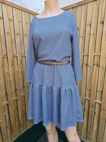 Robe vichy 🍒fait main🍒taille 42/44