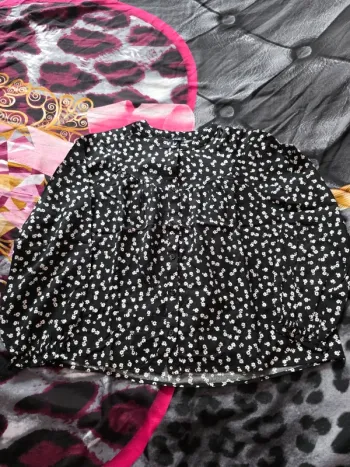 Blouse à fleurs