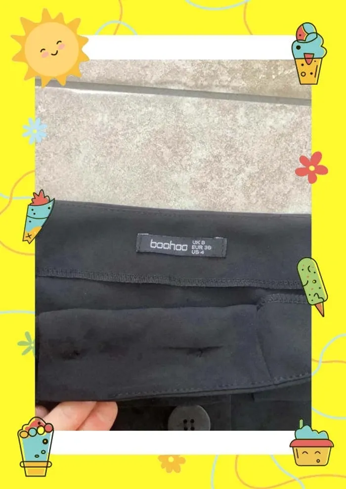 Mini jupe boohoo à boutons S 36 - photo numéro 2