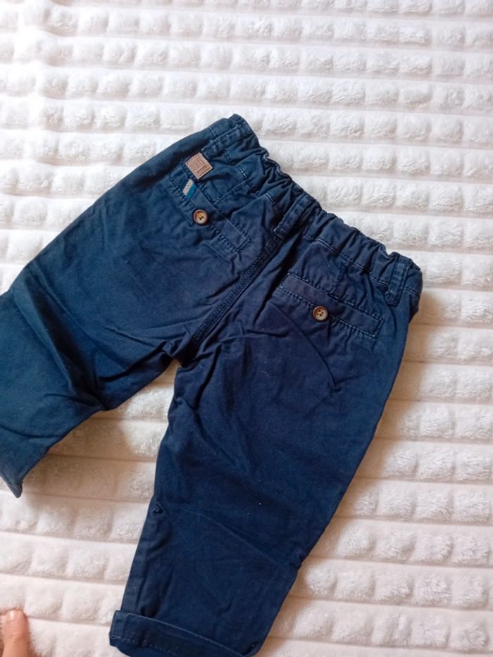 Pantalon double 6/12mois 🖤💙 - photo numéro 4