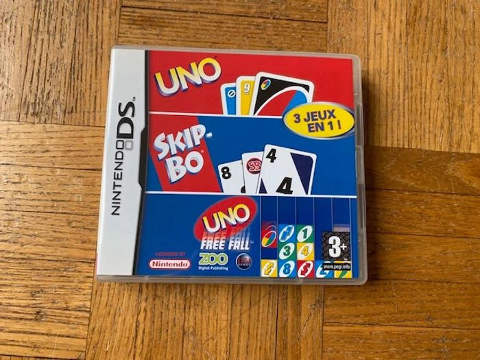 Jeu DS 3 jeux Uno / Ship Bo / Uno Free Fall - photo numéro 1