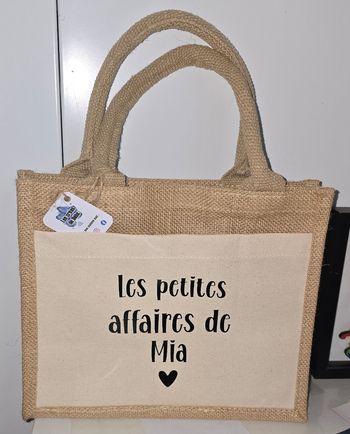 Sac en jute personnalisable