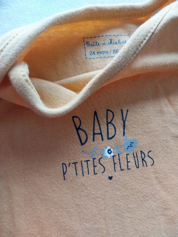 Lot de 2 bodies fille 24 mois - photo numéro 2
