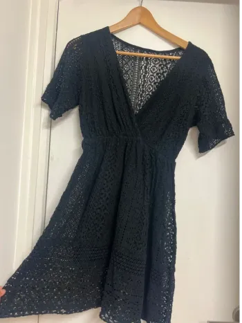 Sublime robe parisienne élégante vintage - taille M