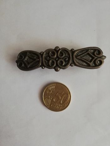 Magnifique barrette bronze vintage made in fr
