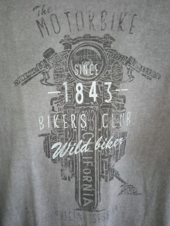 Tee shirt manches longues gris - photo numéro 2