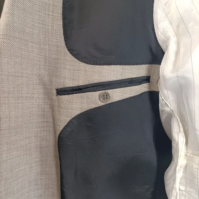 Veste de costume gris clair Saint Hilaire - Élégance classique taille 54 A468 - photo numéro 13
