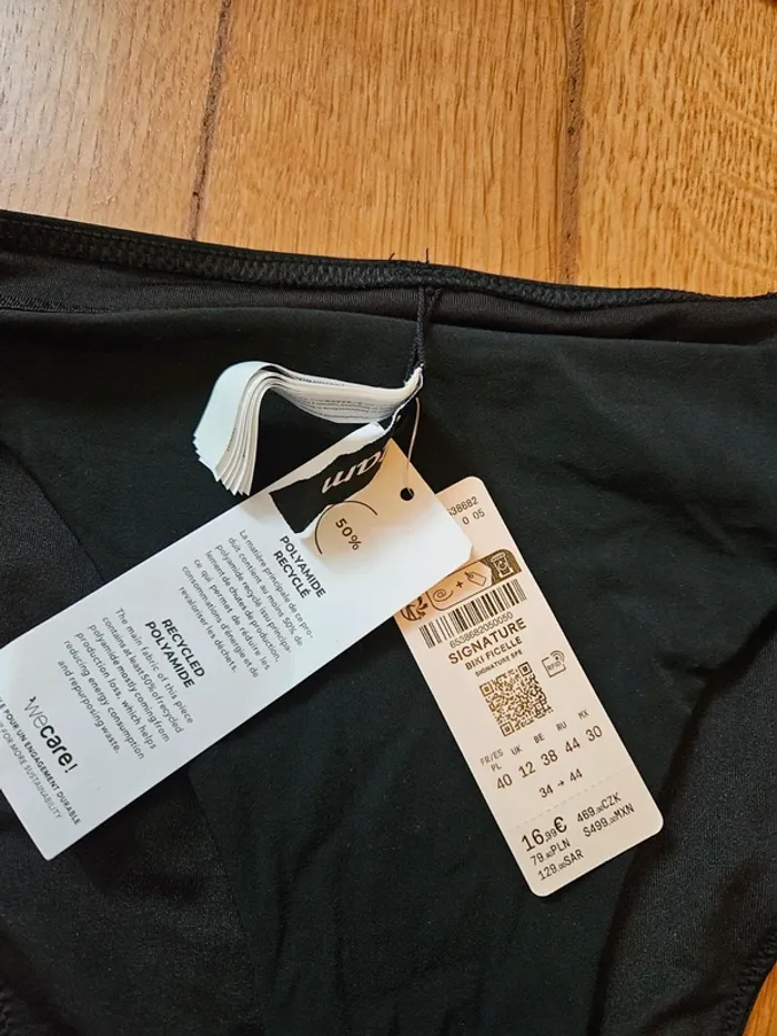 Bas de maillot de bain réversible Etam M neuf - photo numéro 3