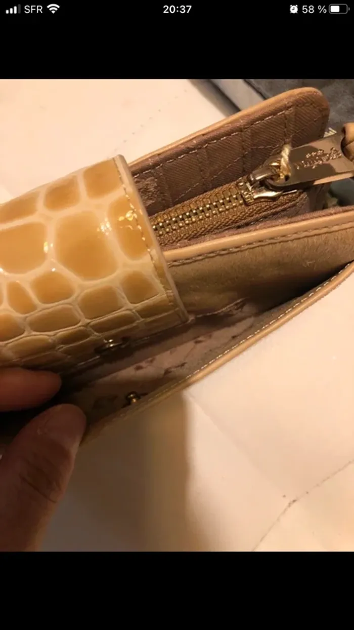 Portefeuille spartina beige - photo numéro 4