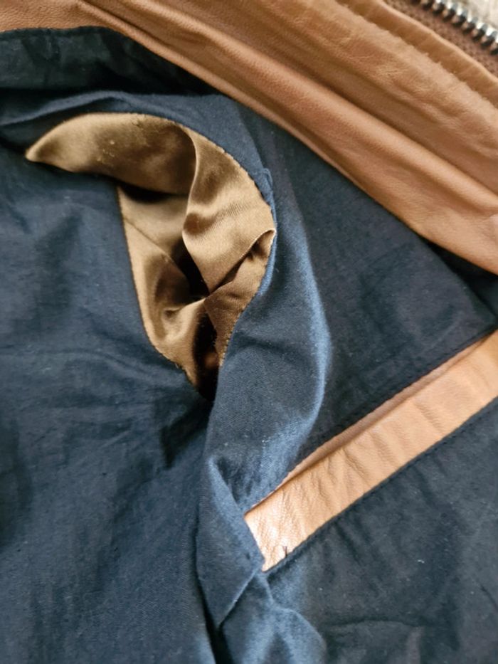 Blouson cuir neuf S Maze - photo numéro 7