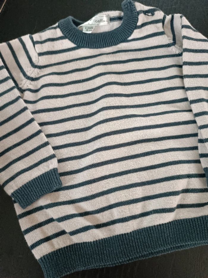 Pull mes cailloux 6 mois - photo numéro 2