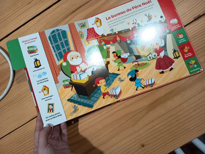 Livre cherche et trouve au pays du père noël - photo numéro 3