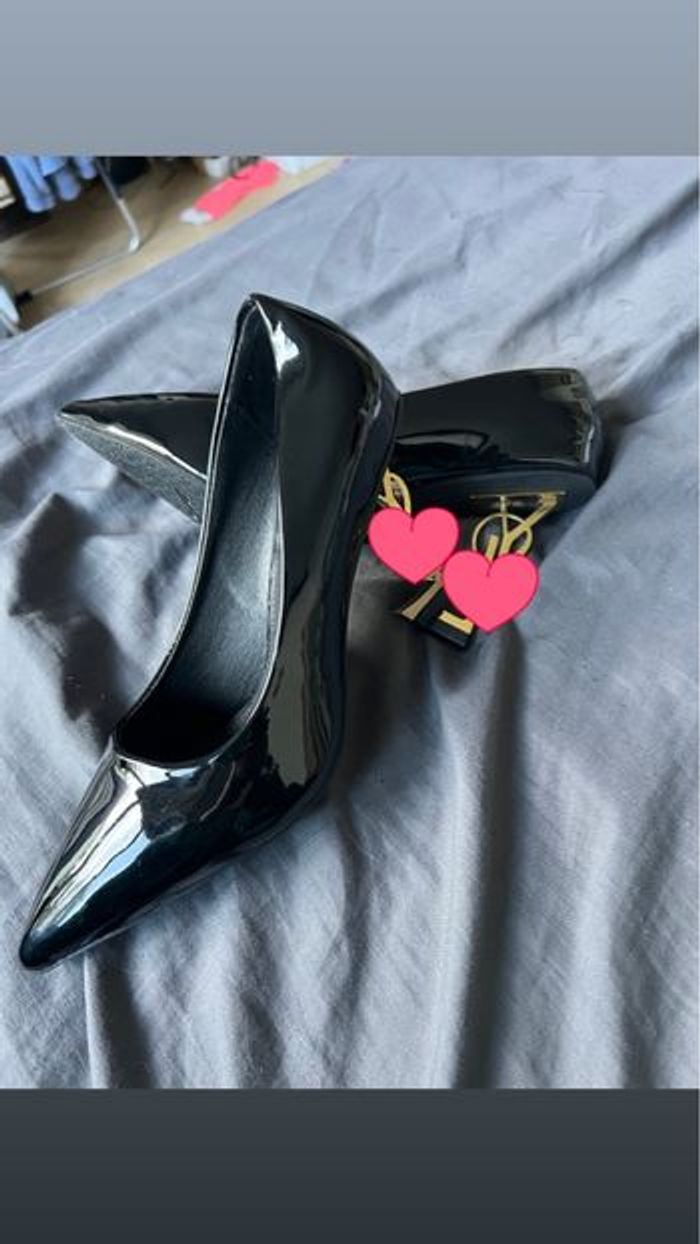 Escarpin YSL noir brillant - photo numéro 7