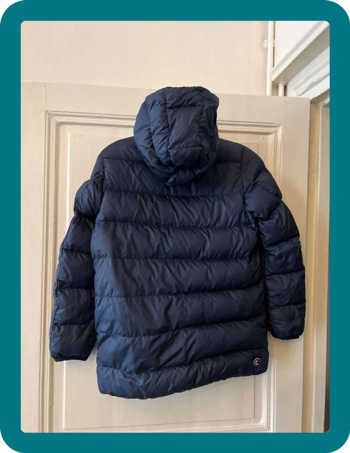 Doudoune longue bleue remplissage duvet 10 ans - Colmar - photo numéro 2